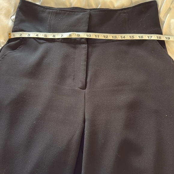 🐝 Gabrielle Union high waisted front & back pockets, black flare slacks large - Picture 9 of 12